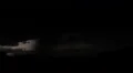 extreme weather super slo mo microburst lightning strikes 2 wide shot HD Footage