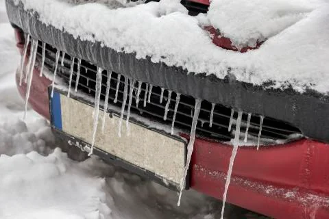 Extreme winter. Stock Photos
