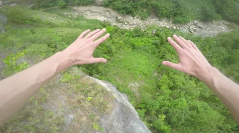 Extreme zip-lineing Video stock 58127567