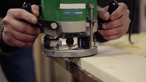 Extremely close up of a craftmans hands working with polishing with manual Stock Footage 121451469