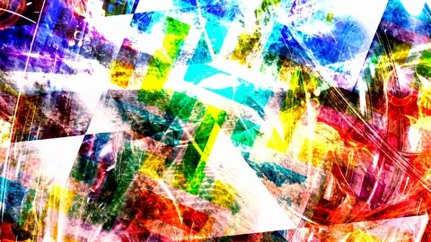 Extremely Detailed Abstract Rainbow Colored Moving Textures Stock Footage 112906374