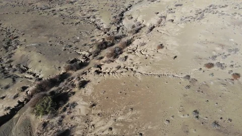 Extremely dry and arid landscape of Southern Namibia 스톡 동영상 103553961