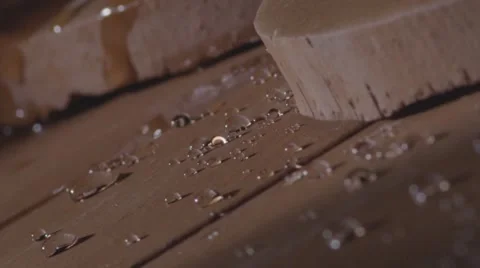 Extremely effective nano - coating for the treatment of  Roof Tiles Stock Footage 47984988