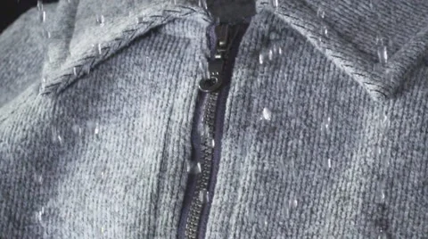 Extremely effective nano - coating for the treatment of textiles Stock Footage 47986890