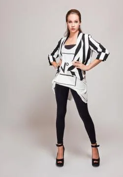 Extremely fashionable. Stock Photos