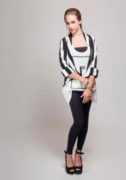 Extremely fashionable. Stock Photos
