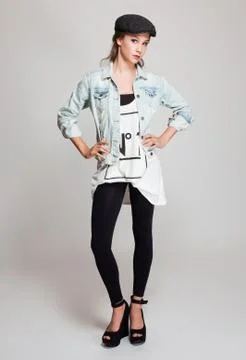 Extremely fashionable. Stock Photos