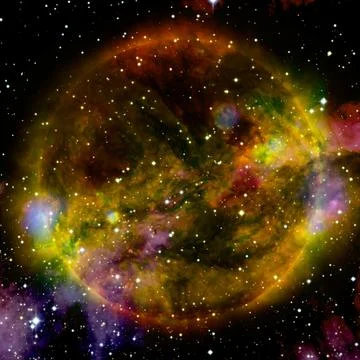 Extremely hot star. Flaring of Sun. Elements of this image furnished by NASA 스톡 일러스트