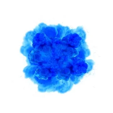 Extremely massive fire explosion, orange color with sparks isolated on black  Stock Photos