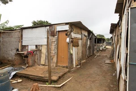 Extremely poor housing condition in Brazil Stock Photos