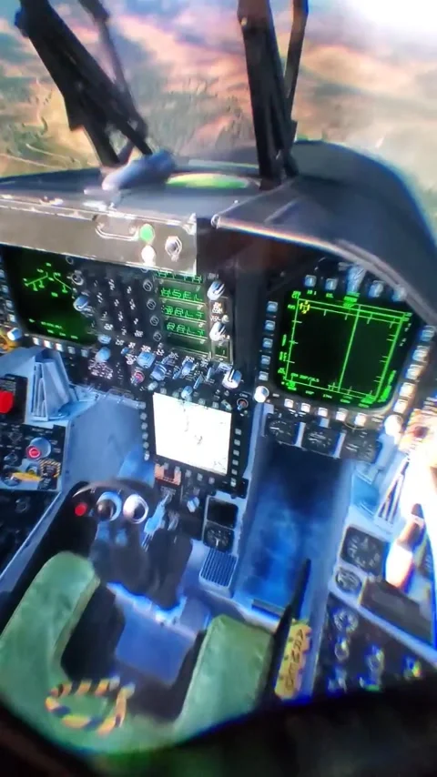 Extremely Realistic VR Flight Sim Setup,... | Stock Video | Pond5