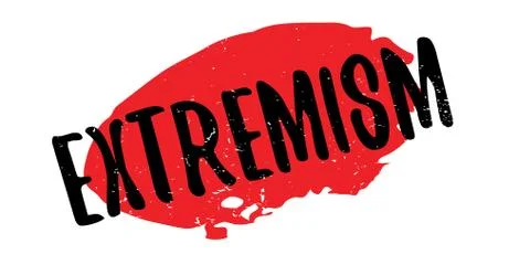 Extremism rubber stamp Stock Illustration