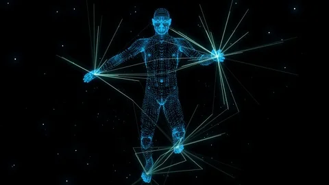 Extremities Looping Animation Stock Footage 73609078