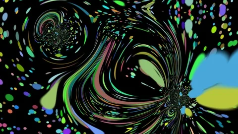 Extremly Twisted distortion Dots Background Animation. distorted Dots 動画素材 105201235