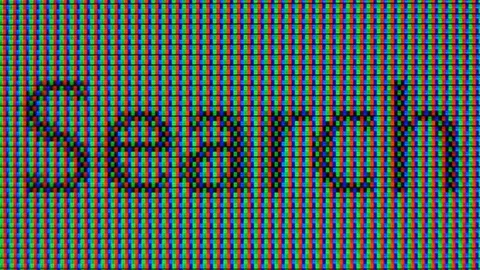 Extrime close up of cursor blinking in browser search bar. Macro view of Stock Footage 105817315