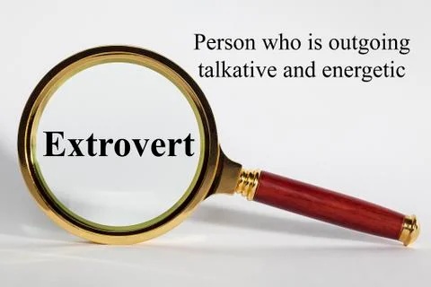 Extrovert concept Stock Illustration