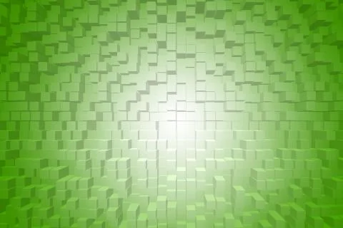 Extrude green gradient abstract background Stock Illustration