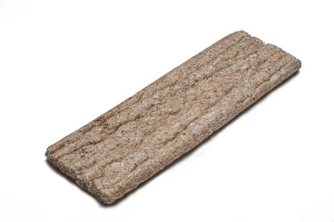 Extruded rye bread for diet isolated on white background. Stock-Fotos
