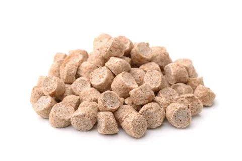 Extruded wheat bran Stock Photos