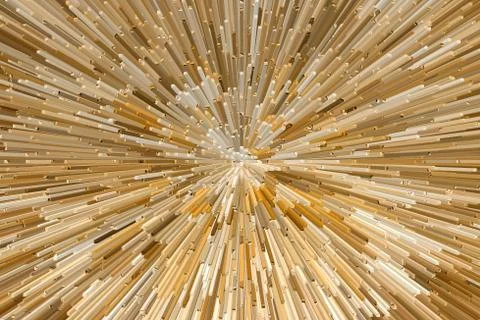 Extruded yellow texture. Stock Illustration