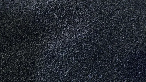 Extruder machine makes plastic granules, recycling polypropylene. 動画素材 309168479