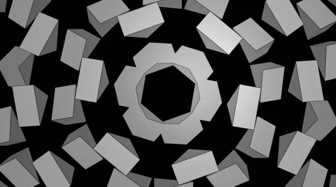 Extrusion Explosion Matte 01 VJ Loop Stock Footage 51671393