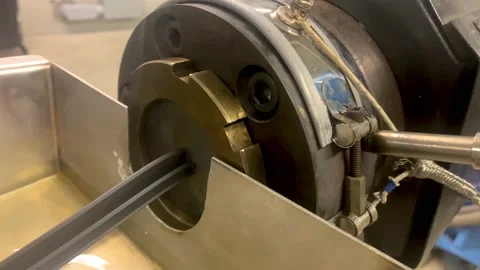 The extrusion manufacturing process for thermoplastic elastomer TPE Stock Footage 174559608