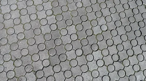 Exture background paving tile made of gray concrete Stock Footage 128316884