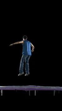 Exuberant Back Flip Stock Footage 79857