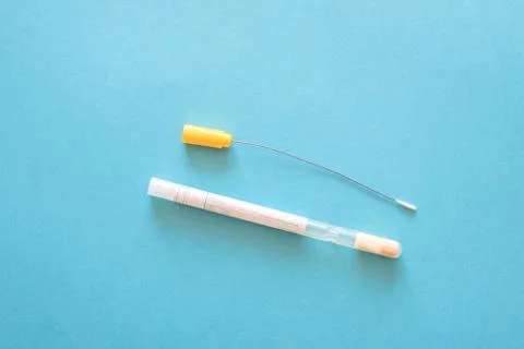 Exudate test for virus detection Stock Photos