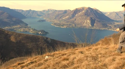 Exult with joy in the mountains Stock Footage 59719925