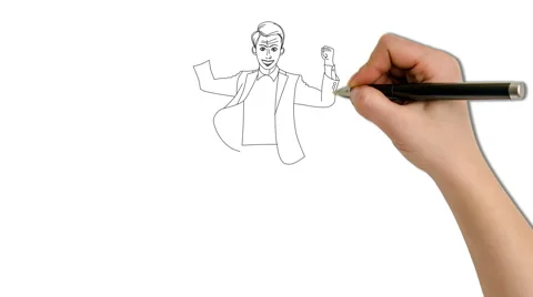 Exulting man Stock Footage 44235602