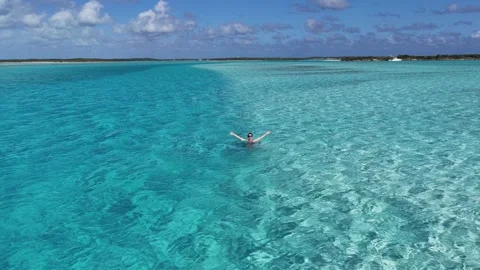 Exuma Skyline In Exuma In Black Point Bahamas. Stock Footage 322128517