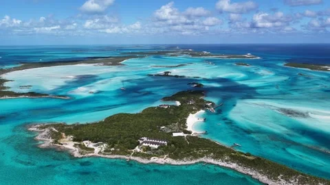 Exuma Skyline In Exuma In Black Point Bahamas. Stock Footage 322130682