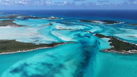 Exuma Skyline In Exuma In Black Point Bahamas. Stock Footage 322131648