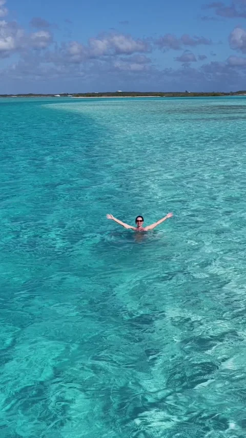 Exuma Skyline In Exuma In Black Point Bahamas. Stock Footage 324091668