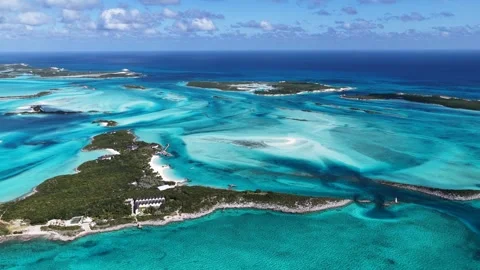 Exuma Skyline At Exuma In Black Point Bahamas. Stock Footage 342211230