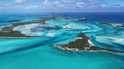 Exuma Skyline At Exuma In Black Point Bahamas. Stock Footage 342214716