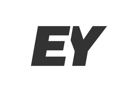 EY Techno Editable Font Logo For Corporate Branding. Bold, Futuristic Desig.. Stock Illustration