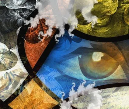 The eye abstract Stock Illustration