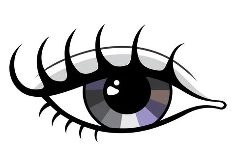 Eye abstract illustration Stock Illustration