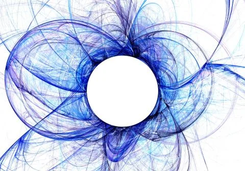 The eye of abstract white background Stock Illustration