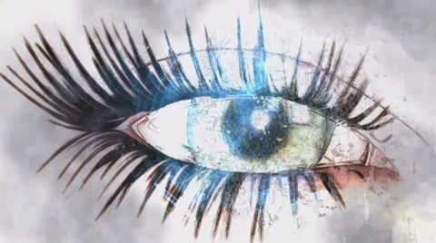 Eye animation Stock Footage 39838722