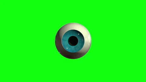 Eye animation on green screen background Vídeos de archivo 335524927