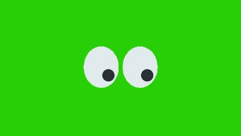 Eye animation on green screen 库存影片 333561102