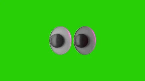 Eye animation on green screen 库存影片 333561131