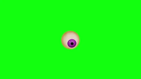 Eye animation on green screen 库存影片 335427636