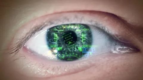 Eye of aviator Stock Footage 10712843