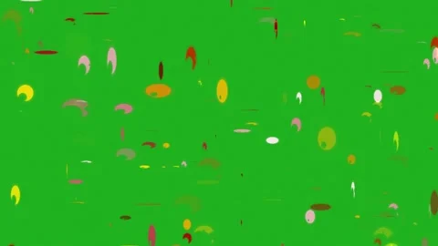 Eye Ball Effect With Multi Color Created On Green Screen Stock Footage 239602532