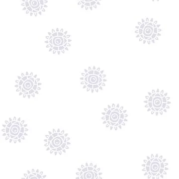 Eye boho glyph seamless pattern Illustrazione stock